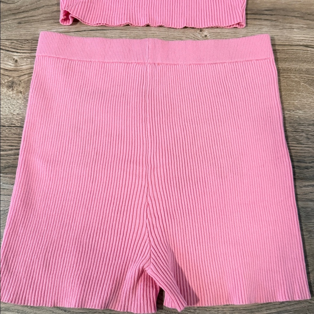 Pink Ribbed set - Picture 8 of 9